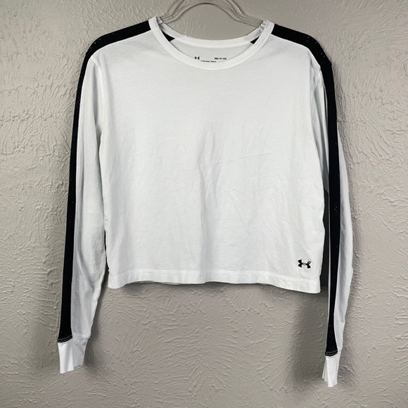 under armour crop top long sleeve